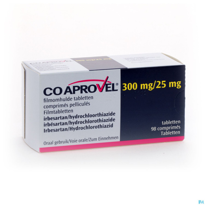 Coaprovel comp 98 x 300mg/25,0mg
