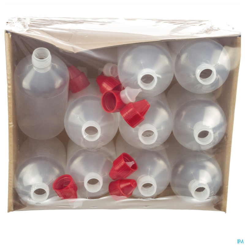 Flacon ldpe souple + tp    500ml 10 aca
