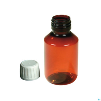 Flacon pet brun + caps astra    300ml 25 aca
