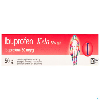 Ibuprofen kela 5 % gel 50 g