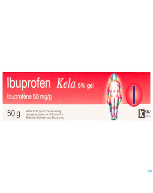 Ibuprofen kela 5 % gel 50 g