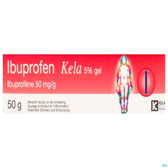 Ibuprofen kela 5 % gel 50 g