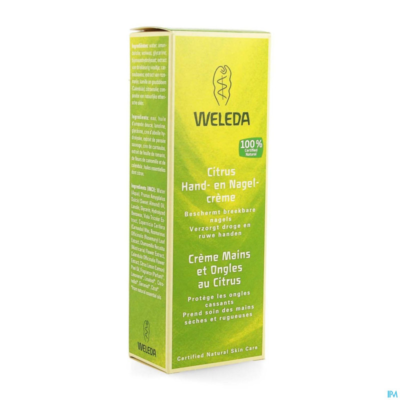 Weleda creme mains-ongles citrus 50ml