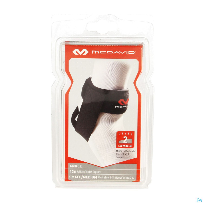 Mcdavid achillestrap black    s/m 436