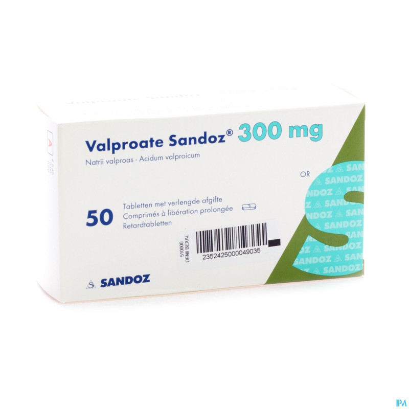 Valproate sandoz tabl  50 x 300 mg