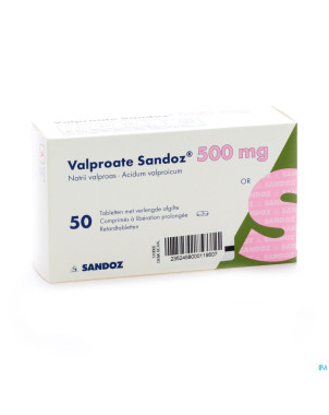 Valproate sandoz tabl  50 x 500 mg