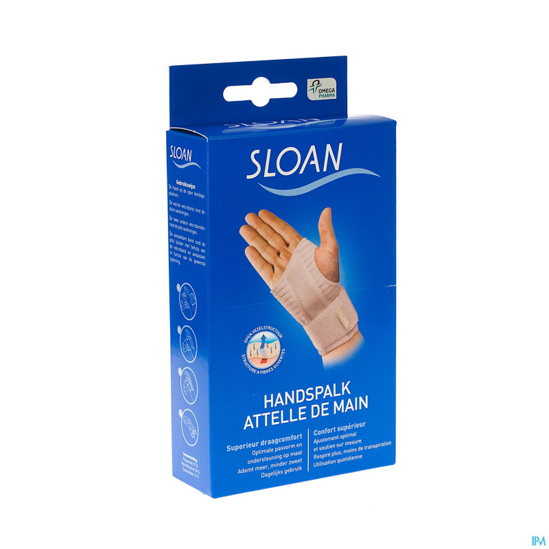 Sloan attelle main blanc droite m