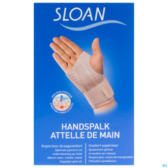 Sloan attelle main blanc gauche l
