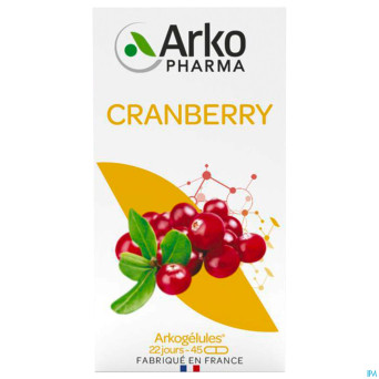 Arkogelules cranberryne vegetal 45