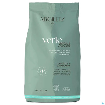Argiletz masque argile verte concas. pdr sach  3kg