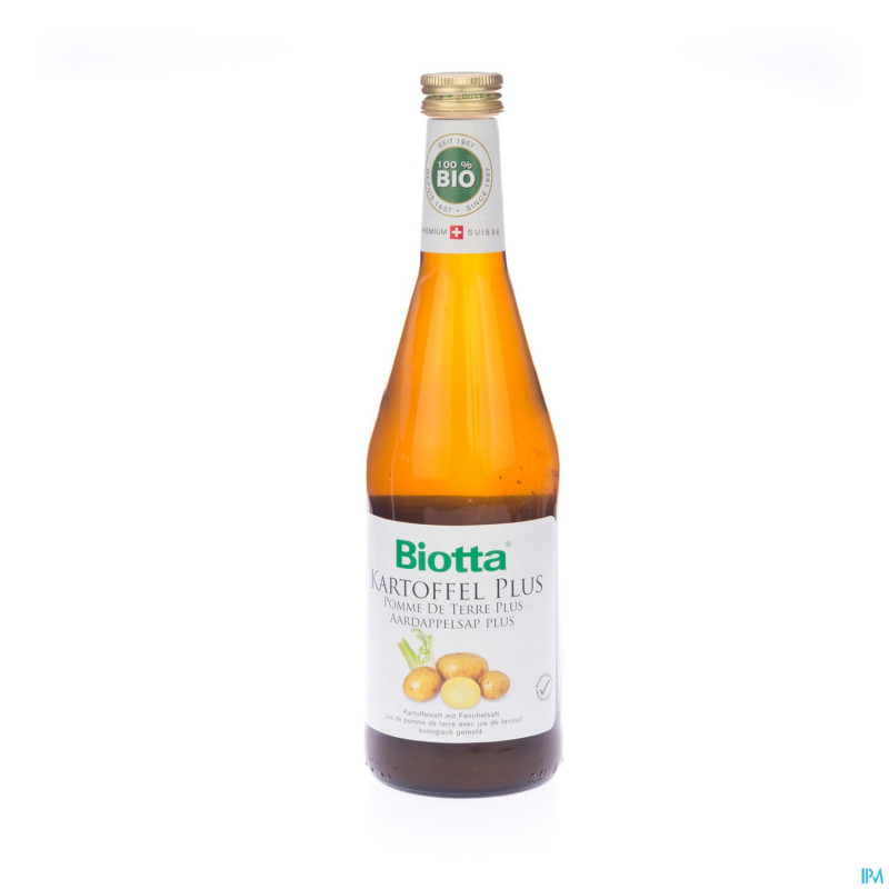 Biotta jus pomme de terre plus  500ml