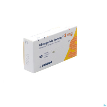 Glimepiride sandoz 3 mg tabl  30 x 3 mg
