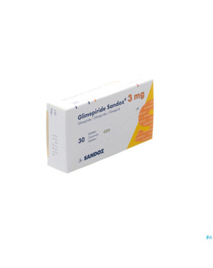 Glimepiride sandoz 3 mg tabl  30 x 3 mg