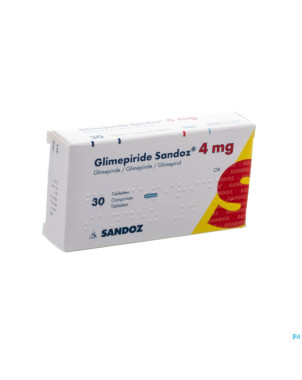Glimepiride sandoz 4 mg tabl  30 x 4 mg