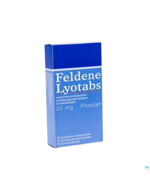 Feldene lyotabs pi pharma comp 30 x20 mg pip
