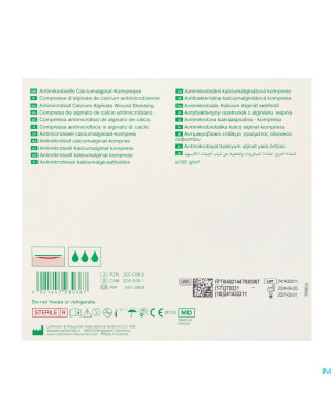 Suprasorb a+ag cp alg. calc10x10cm 10 20571 149266