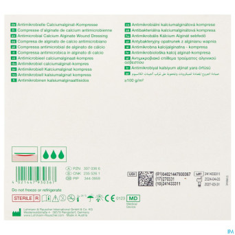 Suprasorb a+ag cp alg. calc10x10cm 10 20571 149266
