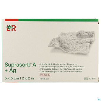 Suprasorb a+ag cp alg. calc 5x 5cm 10 20570 149265