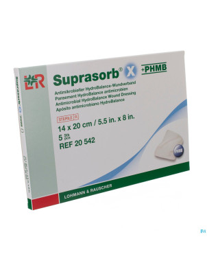 Suprasorb x pans phmb ster    14x20cm  5 20542
