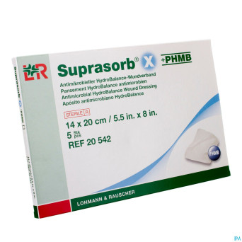 Suprasorb x pans phmb ster    14x20cm  5 20542