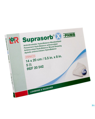 Suprasorb x pans phmb ster    14x20cm  5 20542