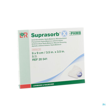 Suprasorb x pans phmb ster    9x 9cm  5 20541