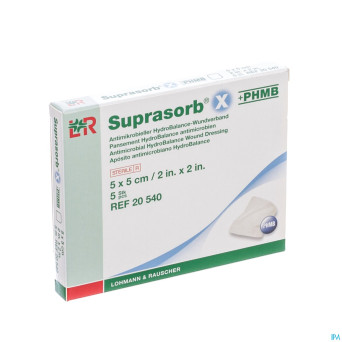 Suprasorb x cp phmb ster    5x 5cm  5 20540