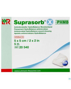 Suprasorb x cp phmb ster    5x 5cm  5 20540