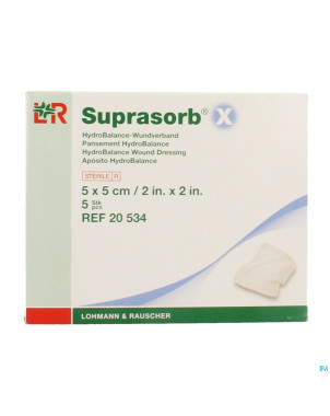 Suprasorb x cp cellulose ster    5x 5cm  5 20534