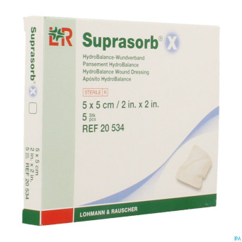 Suprasorb x cp cellulose ster    5x 5cm  5 20534