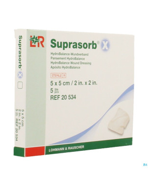 Suprasorb x cp cellulose ster    5x 5cm  5 20534