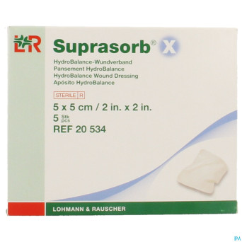 Suprasorb x cp cellulose ster    5x 5cm  5 20534