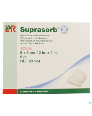 Suprasorb x cp cellulose ster    5x 5cm  5 20534