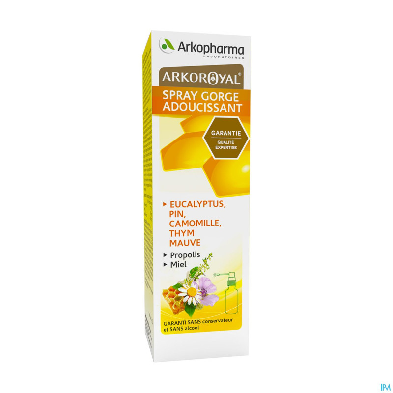 Arkoroyal spray adoucissant gorge 30ml