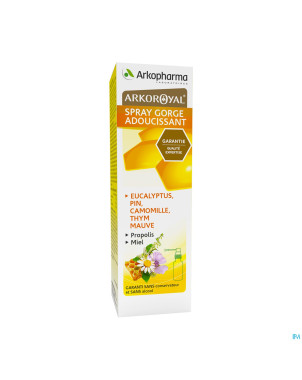 Arkoroyal spray adoucissant gorge 30ml