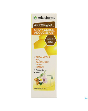 Arkoroyal spray adoucissant gorge 30ml