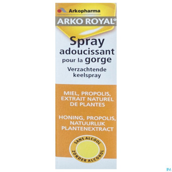 Arkoroyal spray adoucissant gorge 30ml