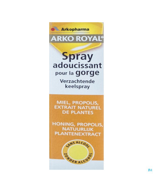 Arkoroyal spray adoucissant gorge 30ml