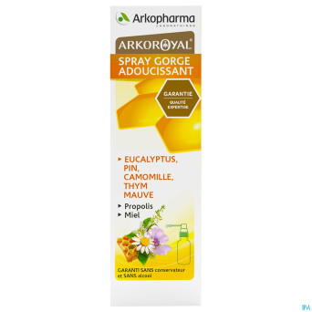 Arkoroyal spray adoucissant gorge 30ml