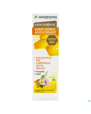 Arkoroyal spray adoucissant gorge 30ml