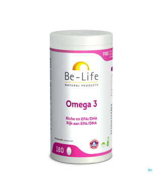 Omega 3 500 be life  caps 180