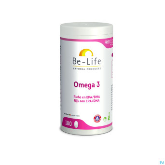 Omega 3 500 be life  caps 180