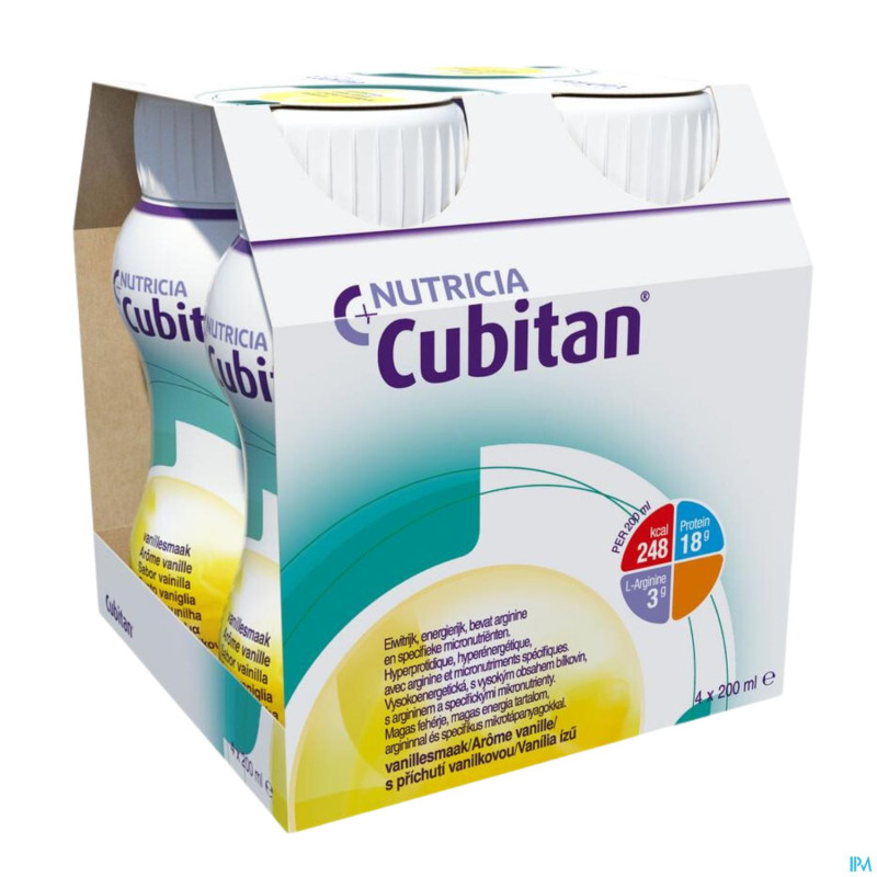 Cubitan vanille    4x200ml