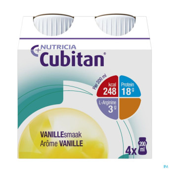 Cubitan vanille    4x200ml