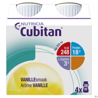 Cubitan vanille    4x200ml