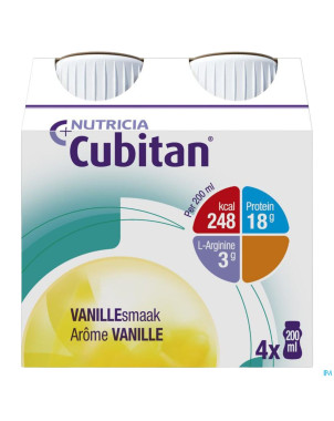 Cubitan vanille    4x200ml