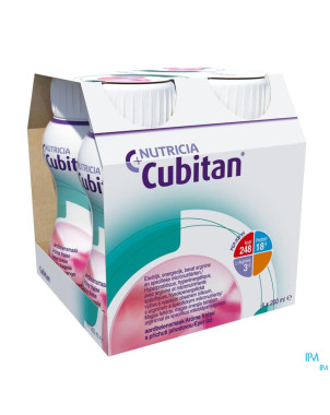 Cubitan fraise    4x200ml