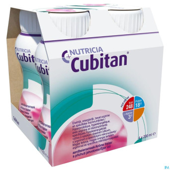 Cubitan fraise    4x200ml