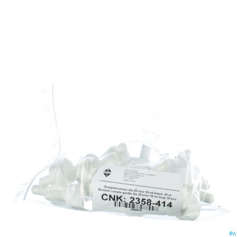 Compte-gouttes monture gradue    30ml 20 pontos