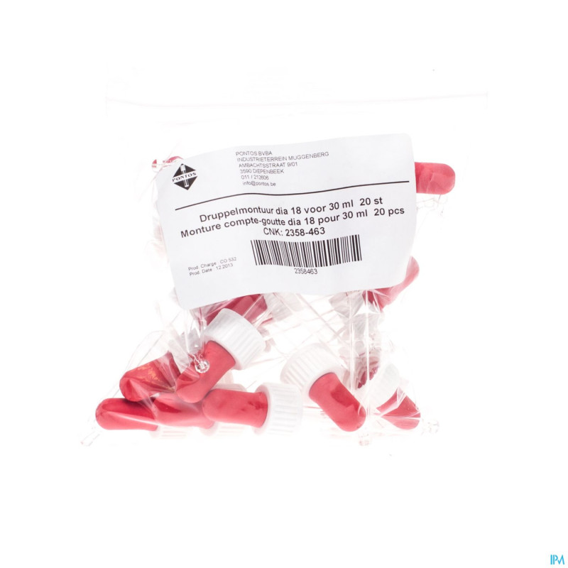 Compte-gouttes small    30ml 20 pontos